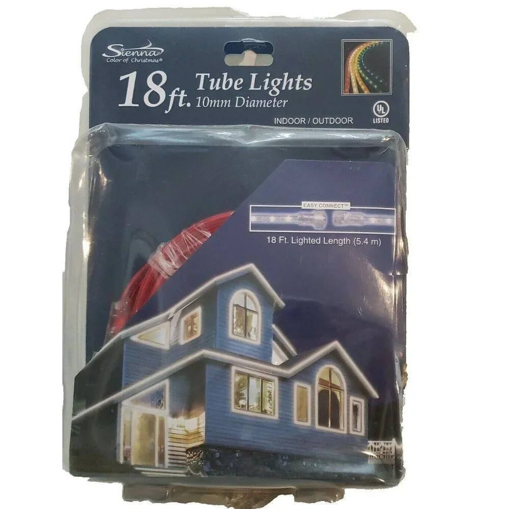 String Lights LED Flexible Strip Tube Red Rope Christmas Lighting Connectable